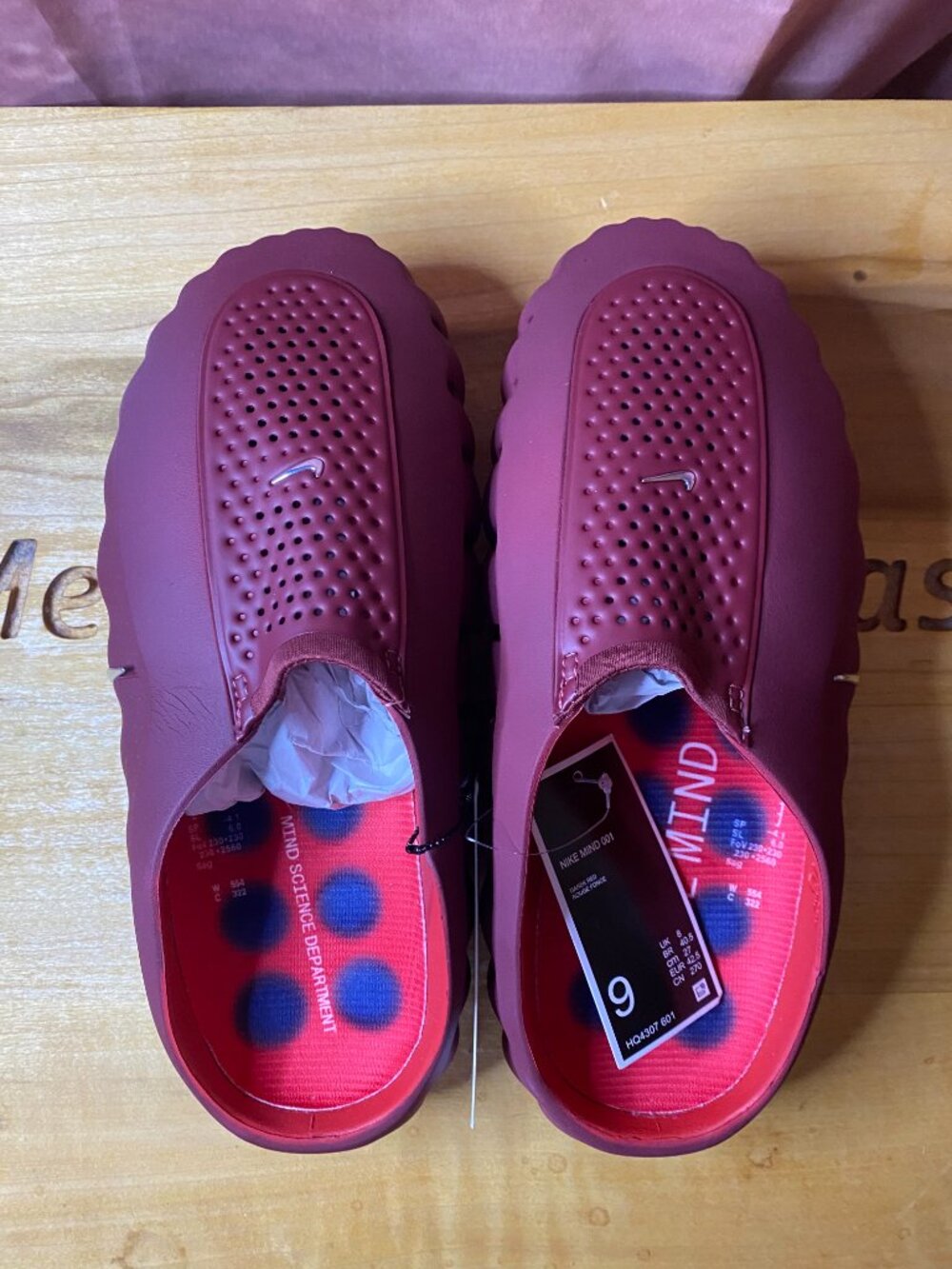 Nike Mind 001 Mules NWT❤️💙 - Picture 5 of 6